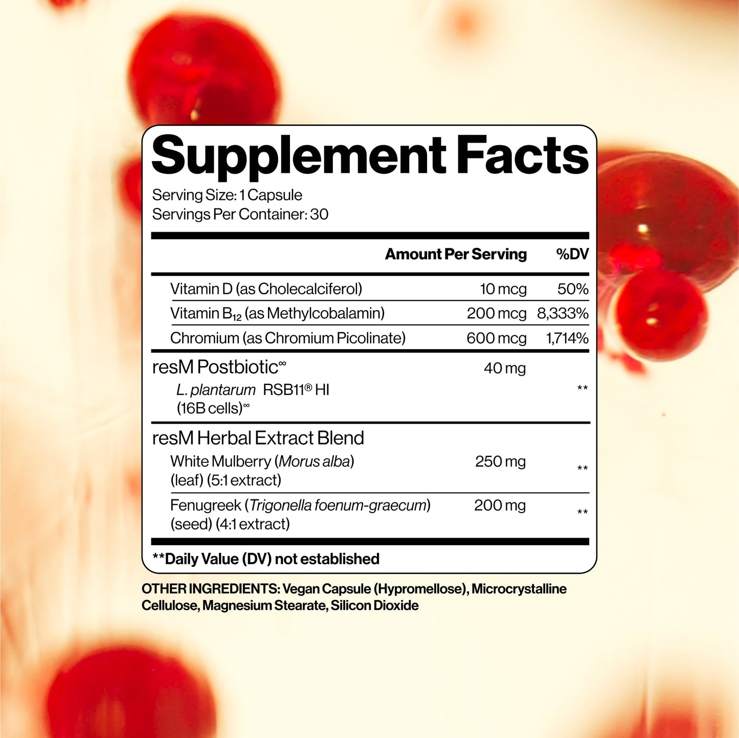 Valance™ resM GLP-1 Postbiotic